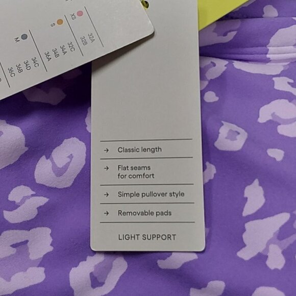 Light Support Brushed Sculpt Leopard Sports Bra | All in Motion | XXL - Picture 9 of 12